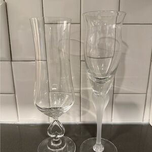 Mismatched Elegant Glassware